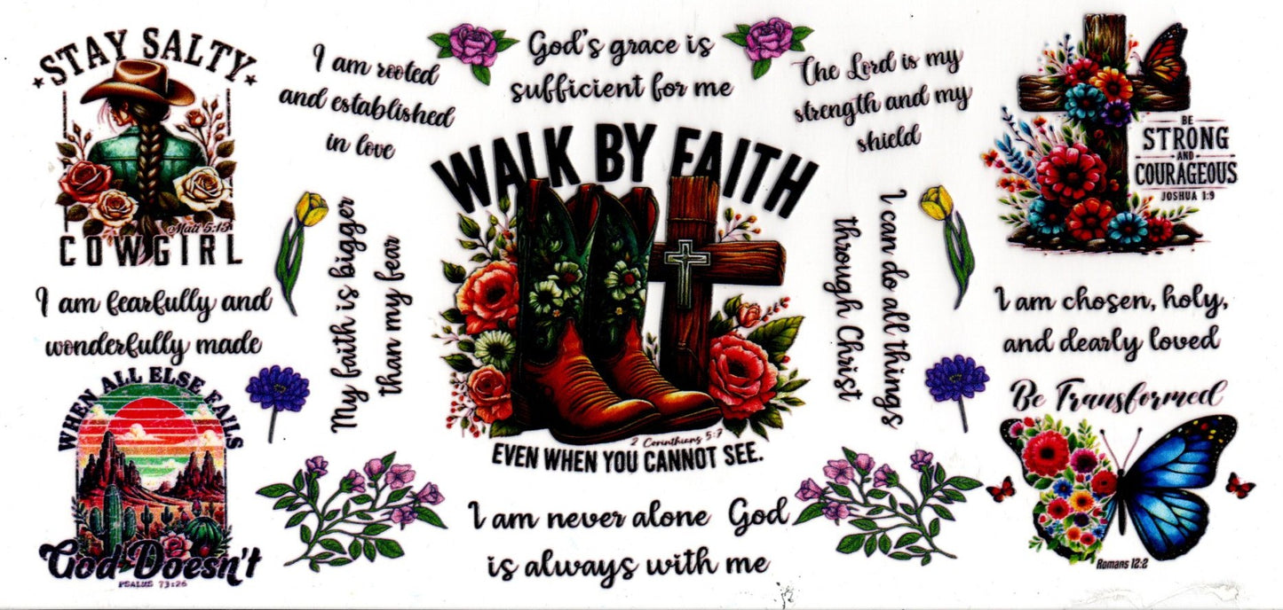 Walk By Faith With Bible Verses