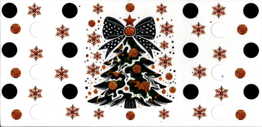 Christmas Tree Black and Gold