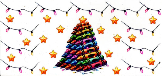Crayon Christmas Tree