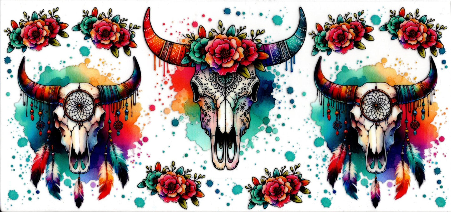 Bull Skull Western