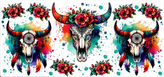 Bull Skull Western
