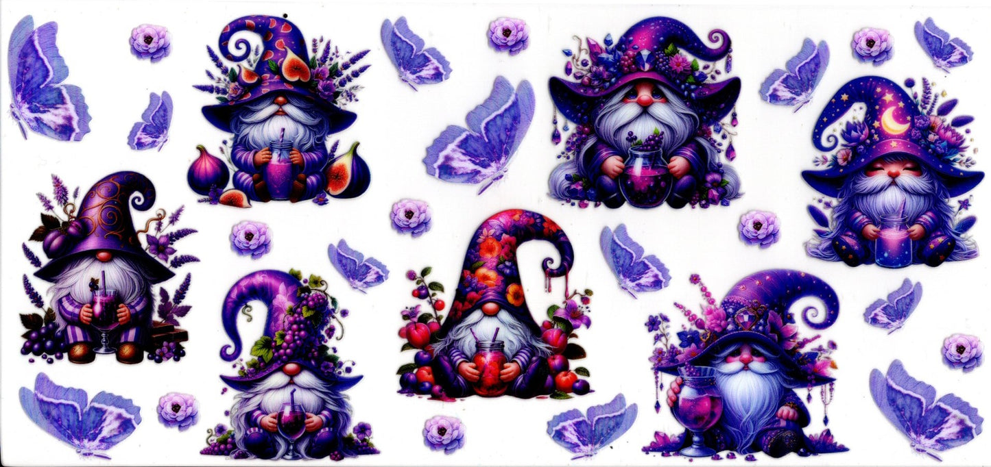 Purple Gnomes and Butterflies