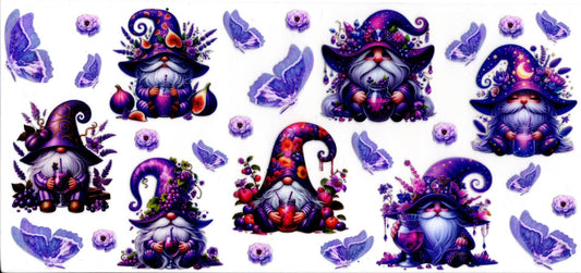 Purple Gnomes and Butterflies
