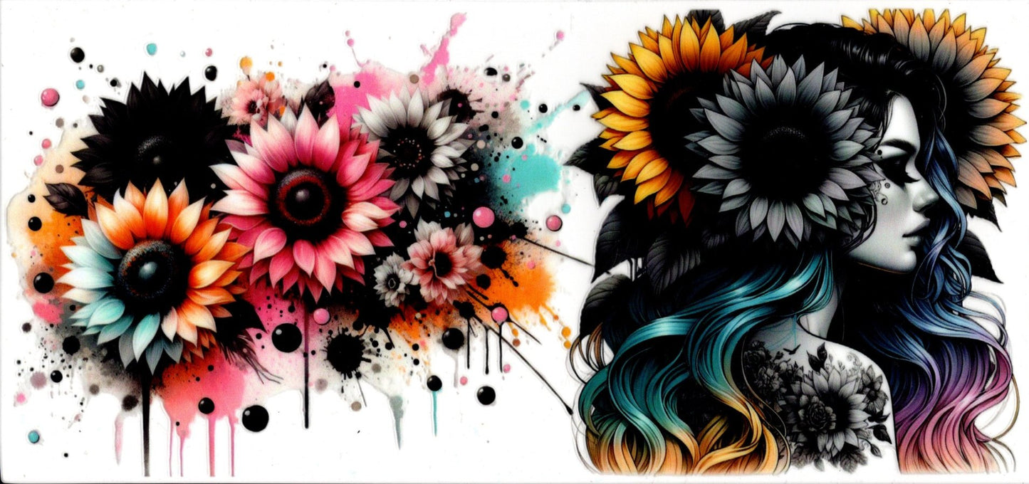 Floral Tattoo Girl