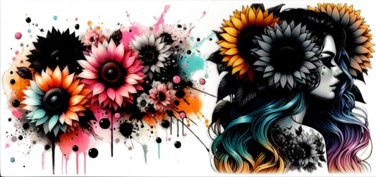 Floral Tattoo Girl