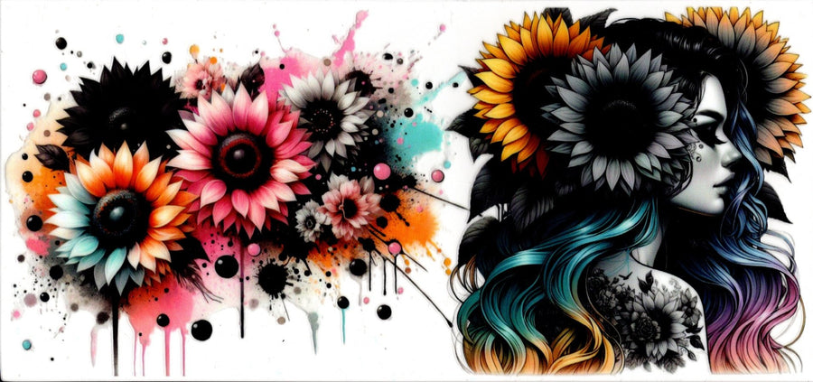Floral Tattoo Girl