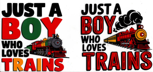 Just A Boy Who Loves Trains