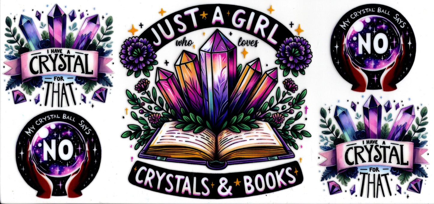 Just A Girl Crystals and Books