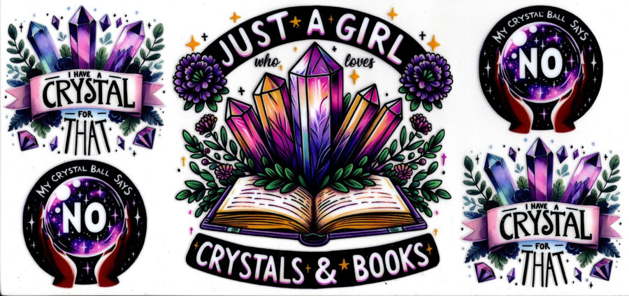 Just A Girl Crystals and Books