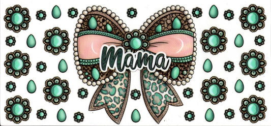 Turquoise Mama Bow