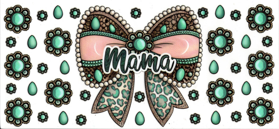 Turquoise Mama Bow