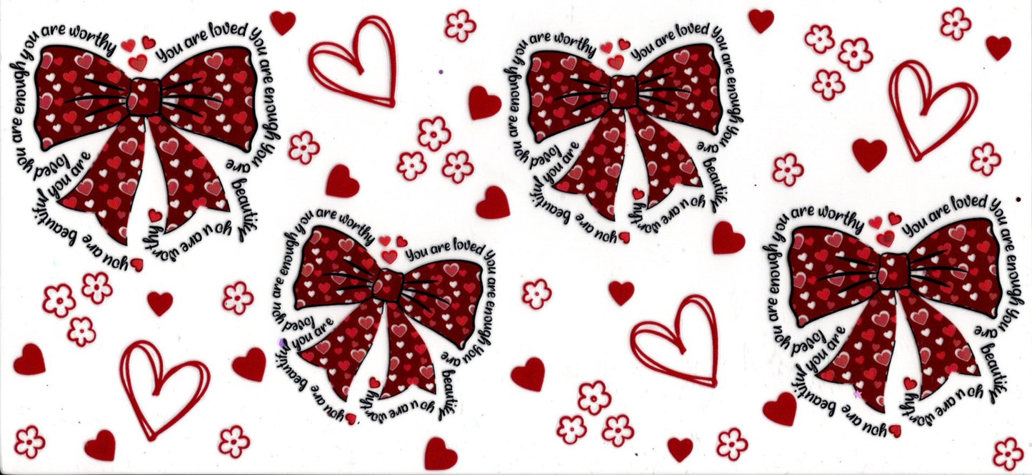 Valentine Affirmation Bows