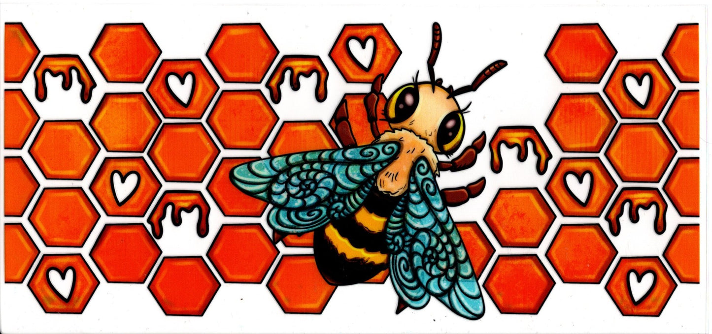 Bee and Honeycomb
