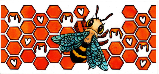 Bee and Honeycomb
