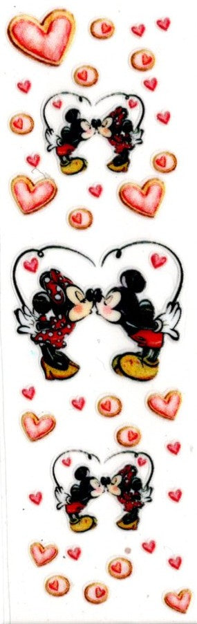 Disney Mickey and Minnie Kissing