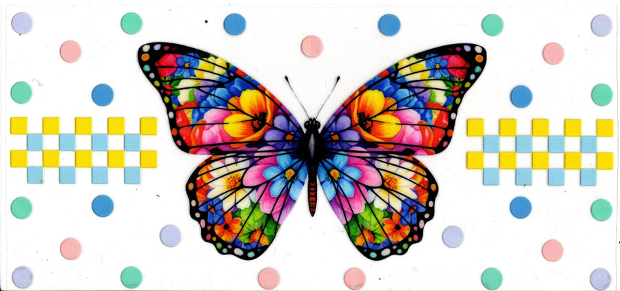 Butterfly With Flowers