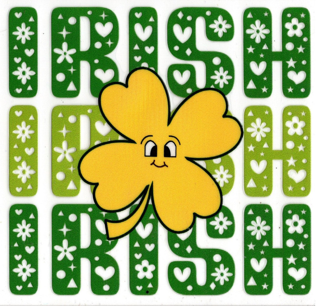 Irish With Yellow Leaf Clover