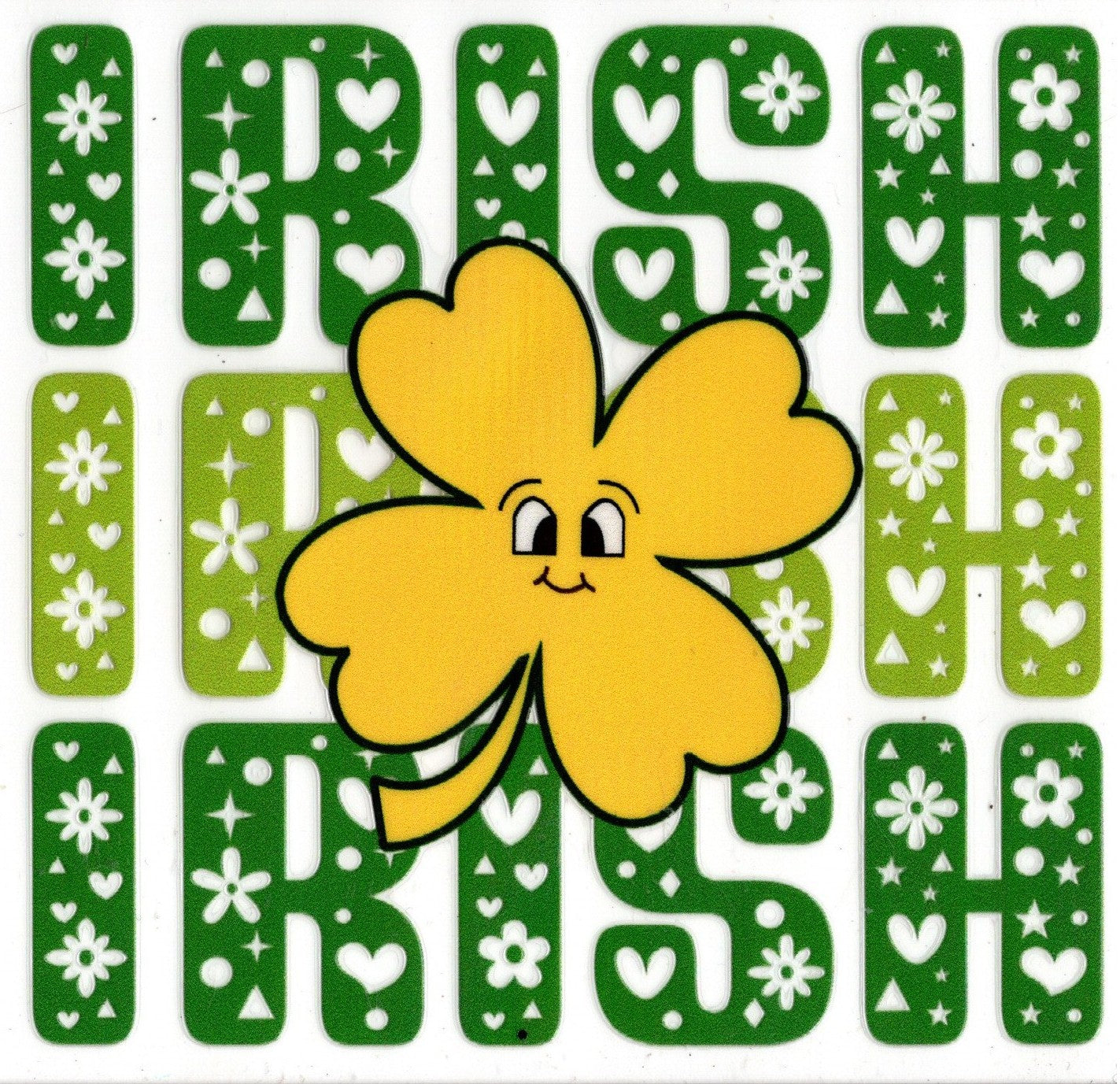 Irish With Yellow Leaf Clover