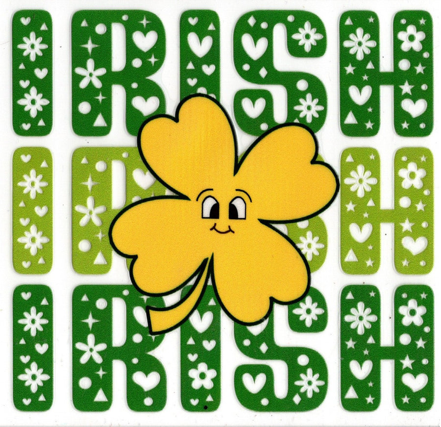 Irish With Yellow Leaf Clover