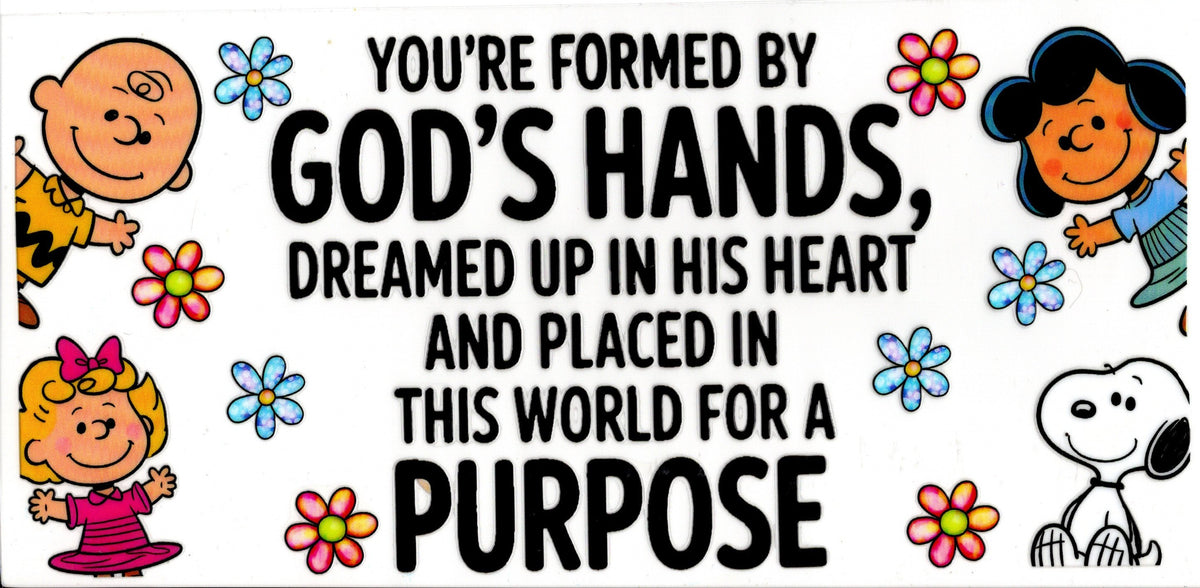 You're Formed By God's Hands Peanuts Faith