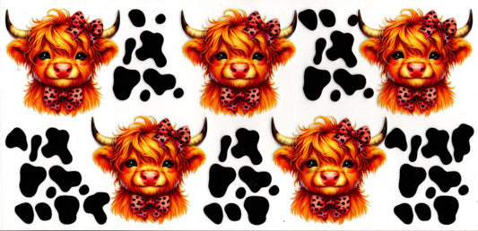 Highland Cow and Cow Prints