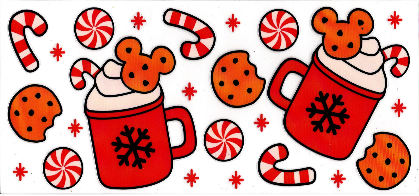 Disney Cookies and Milk for Santa