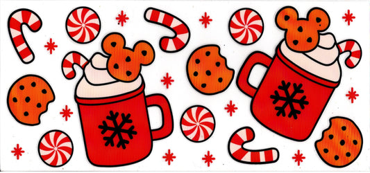 Disney Cookies and Milk for Santa