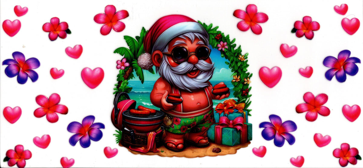 Santa On The Beach