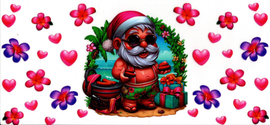 Santa On The Beach