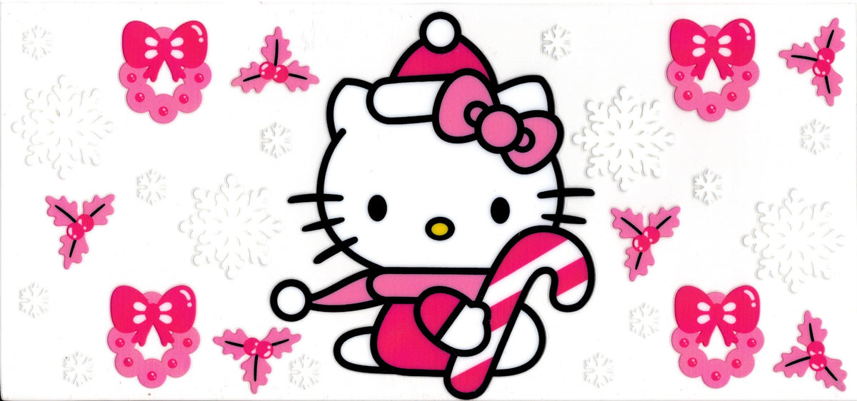 Pink Hello Kitty Candy Cane