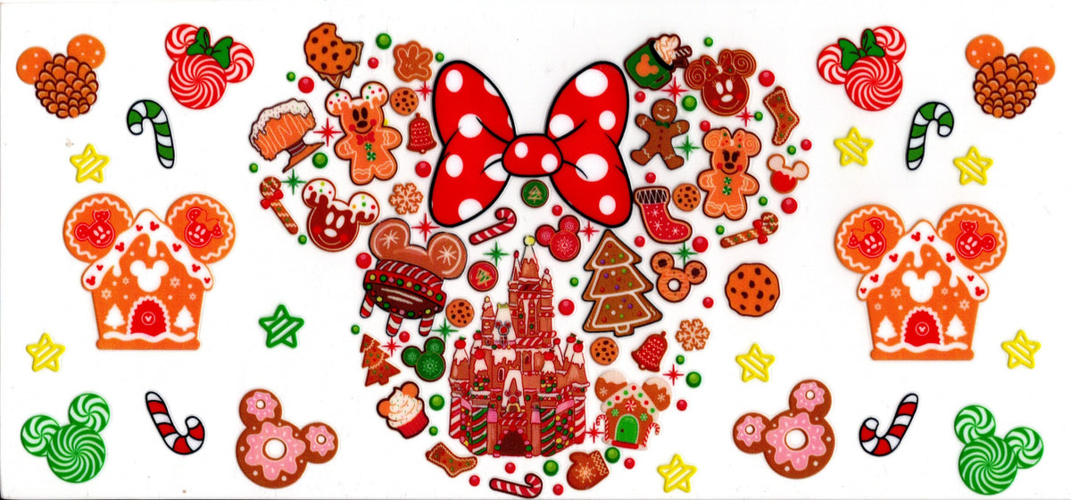 Mini Mouse Red Bow Castle and Gingerbread Things