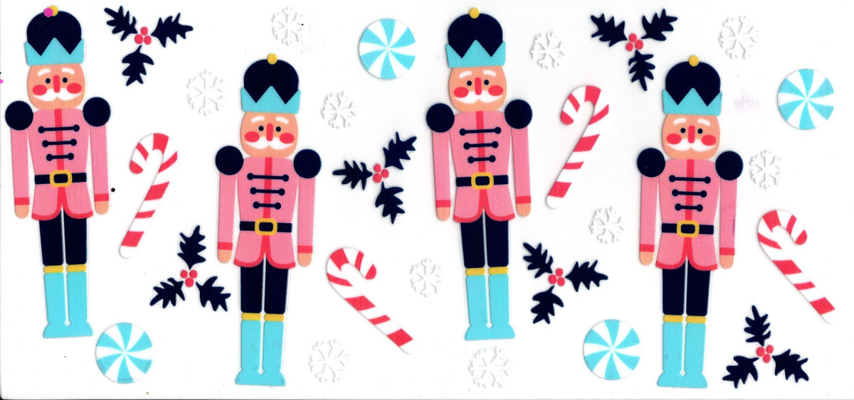 Navy and Pink Toy Soldiers