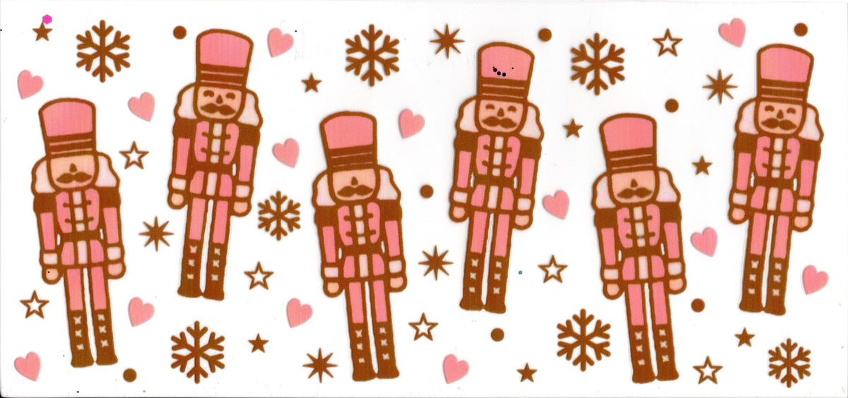 Pink and Brown Toy Soldiers