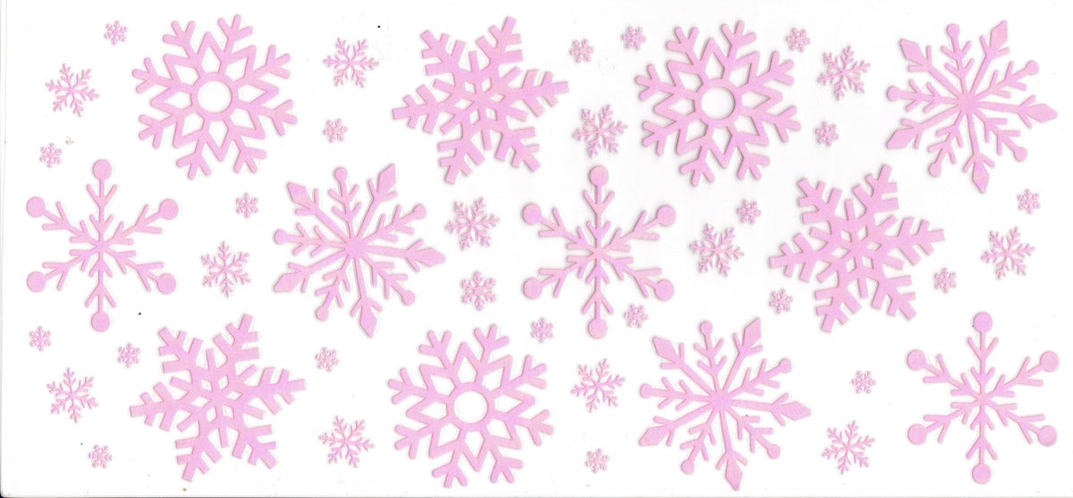 Pink Snowflakes