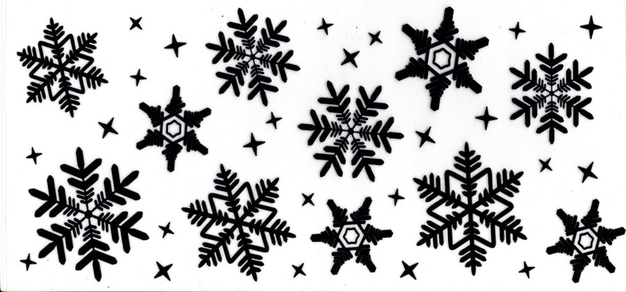 Black Snowflakes