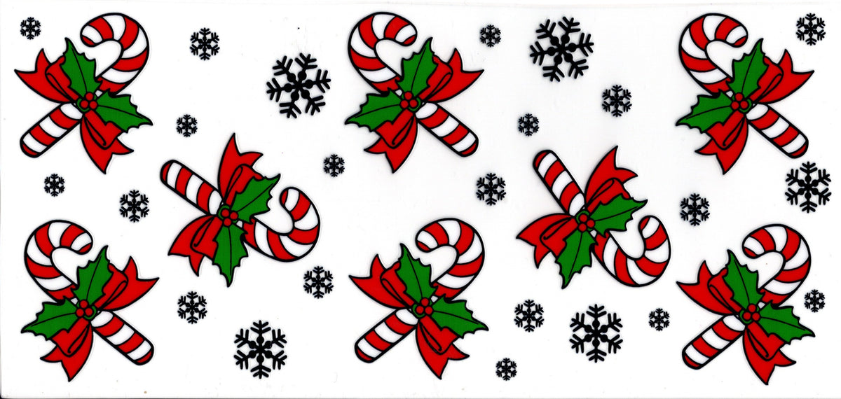 Candy Canes and Snowflakes