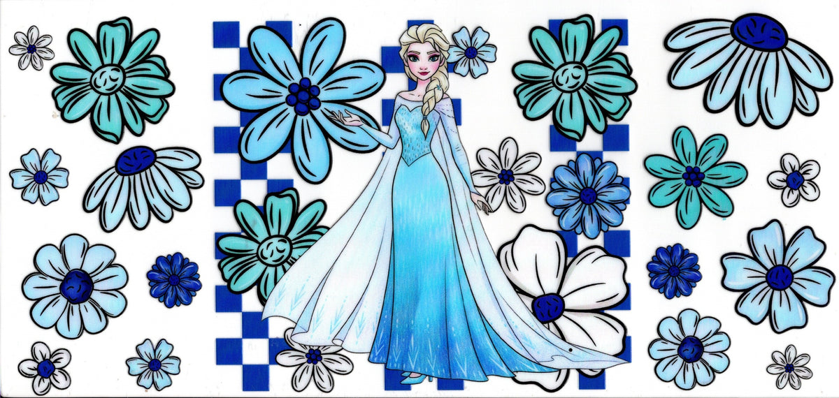 Elsa ~ Frozen With Matching Flowers
