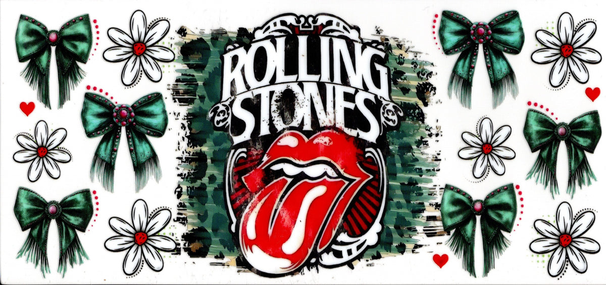 Rolling Stones with Bows and Flowers