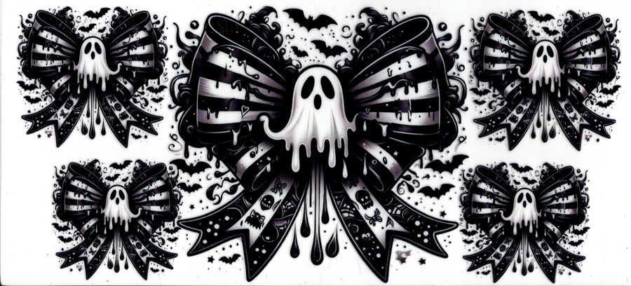 Black White Ghost Bows