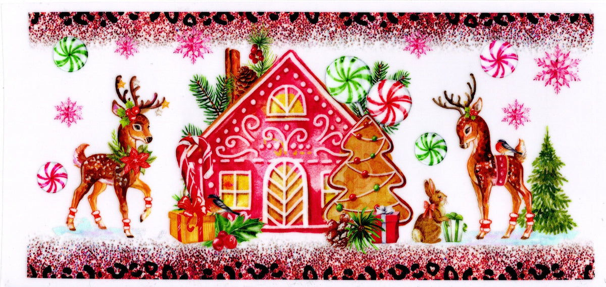 Gingerbread House and Reindeer