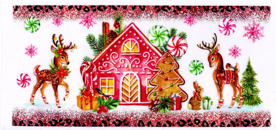 Gingerbread House and Reindeer