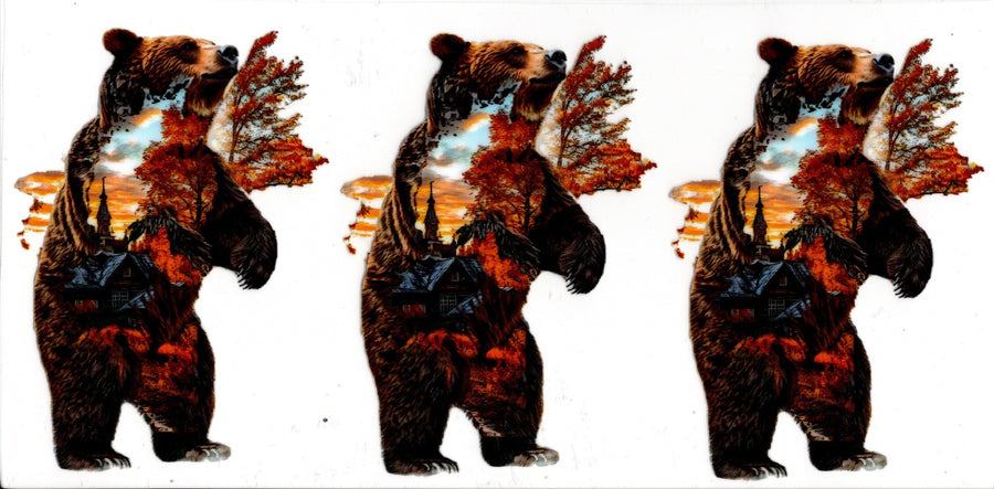Grizzley Bear, Cabin ~ Fall Scene