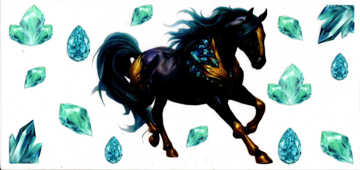 Horse and Teal Gems