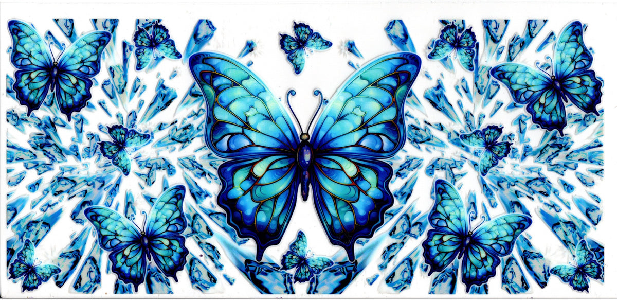 Teal Butterflies