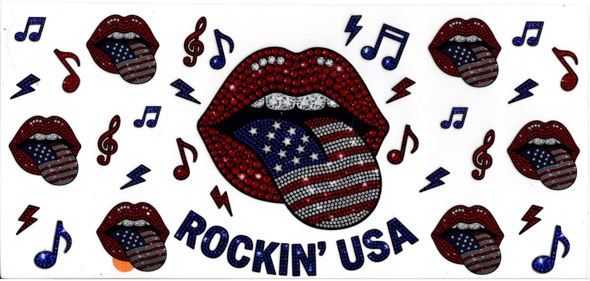 Rockin' USA ~ Jeweled Lips ~ 4th of July