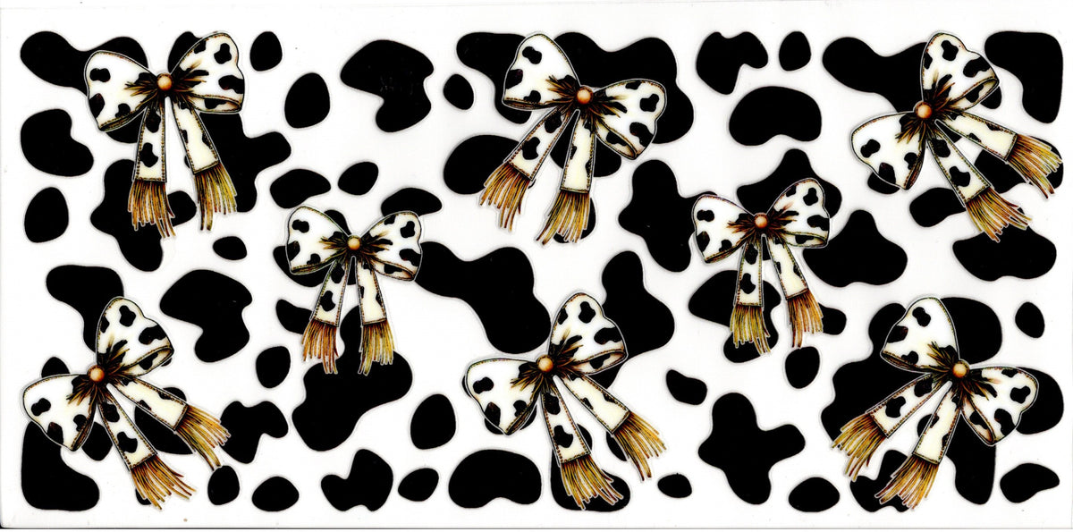 Cow Print Bows