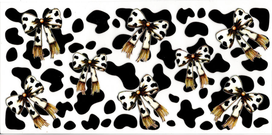 Cow Print Bows
