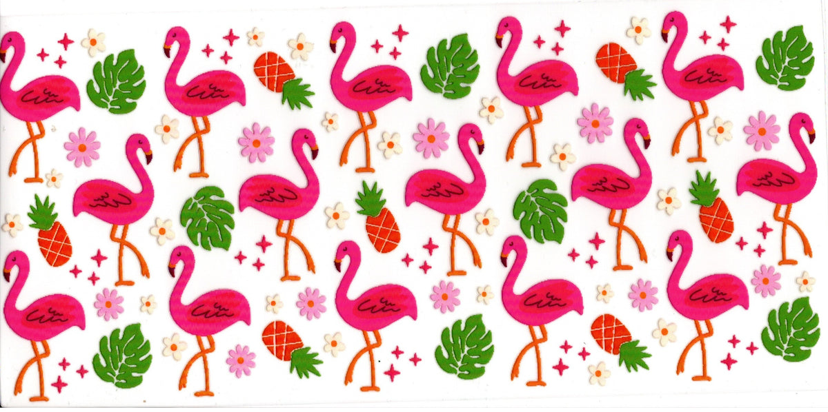 Flamingos and Pineapples