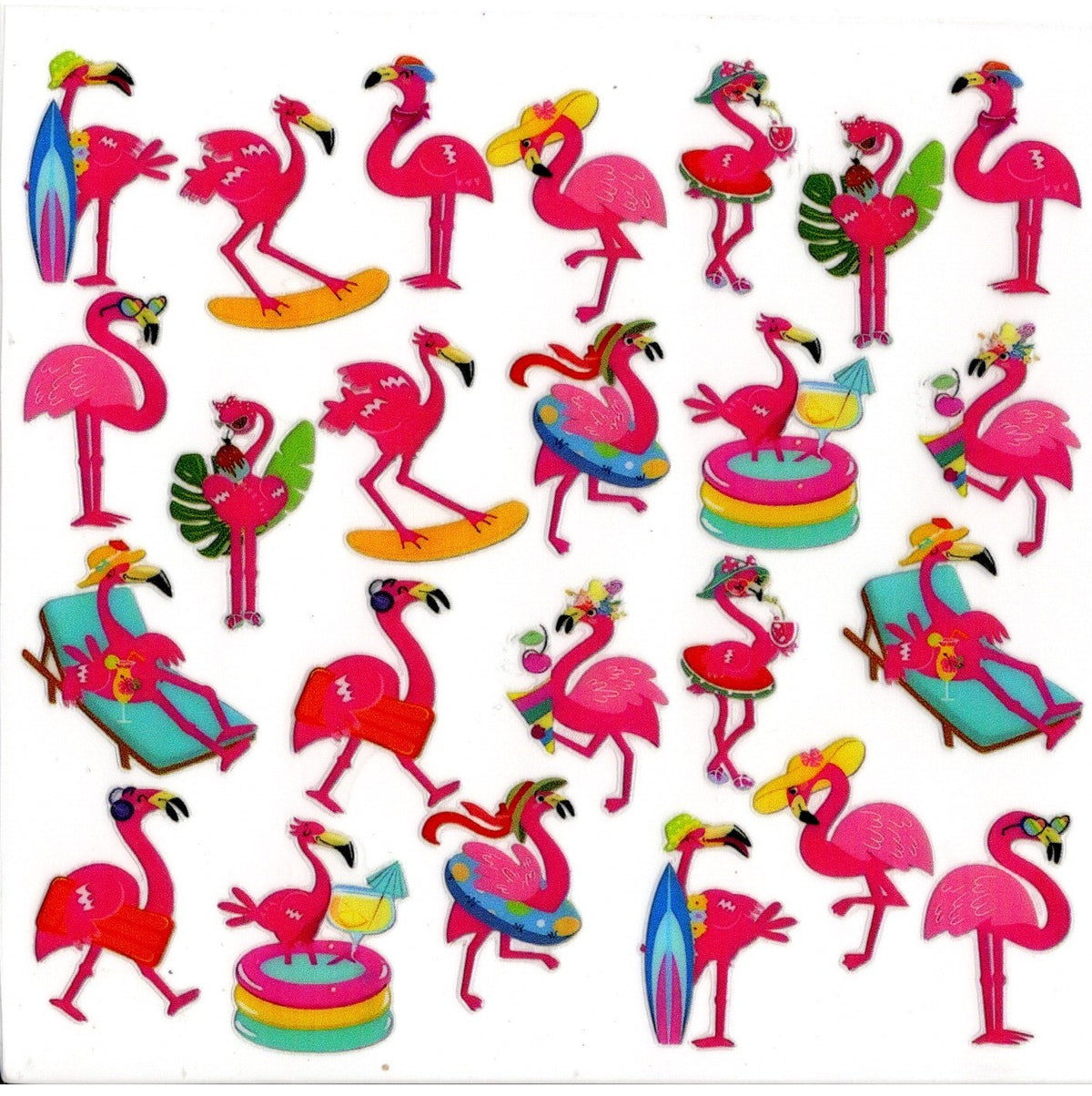 Poolside Flamingo