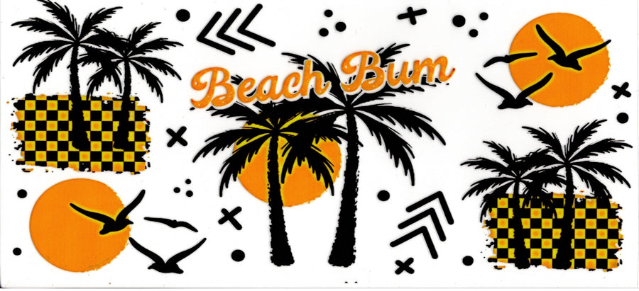 Beach Bum ~ Birds and Palm Trees